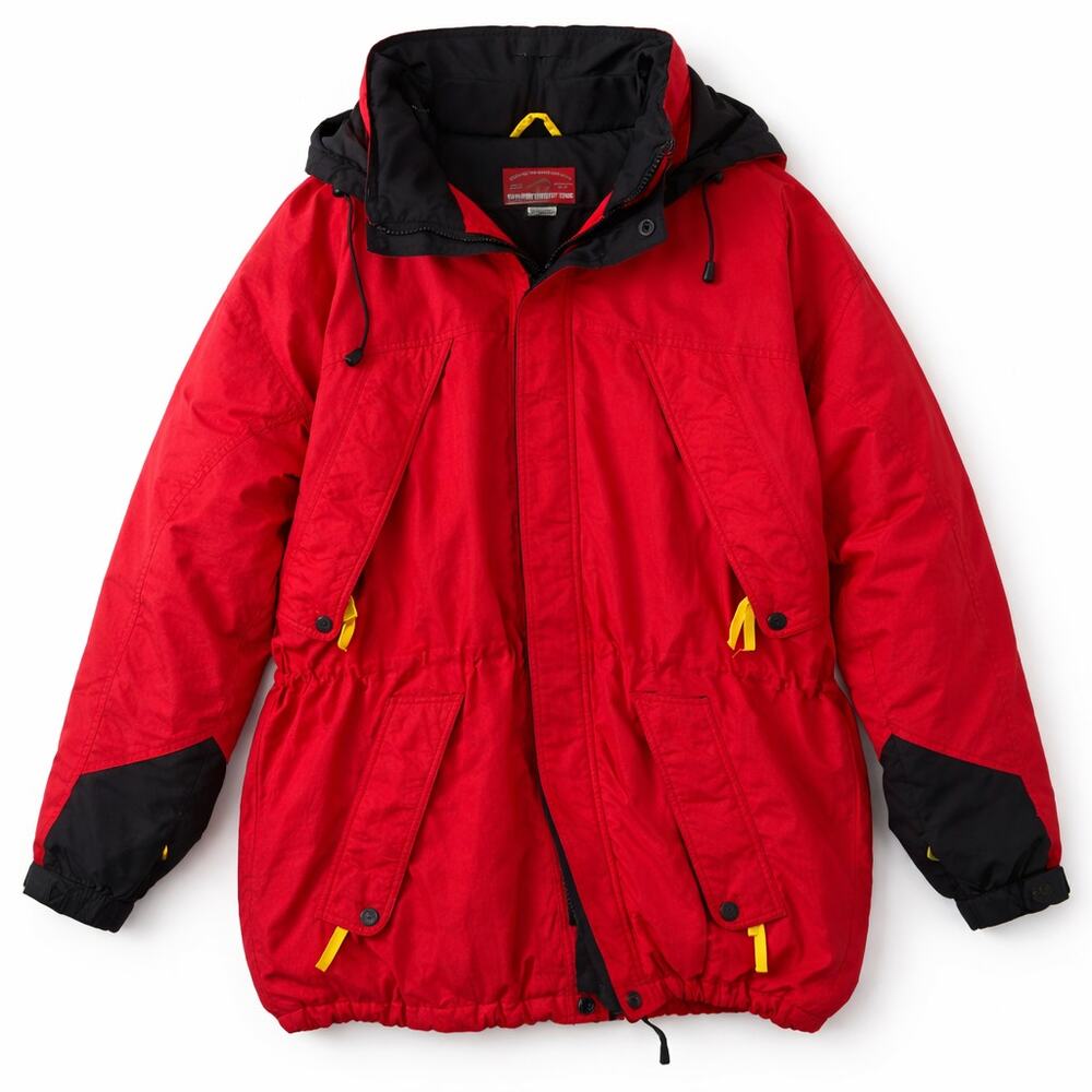 Red‎ Marlboro Weatherproof Gorpcore VTG 90s Down Puffer Warm Jacket Outdoor XL